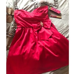 👑 Red pageant prom Homingcoming cocktail dress🌹